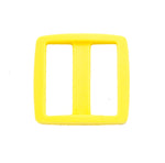 1.5 Inch Yellow Plastic Slides 1.5" Pastel Yellow Wide Mouth Heavy Duty 1 1/2 inch Triglide Slides