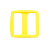 1 Inch Yellow Plastic Slides 1" Wide Mouth Heavy Duty Tri-glide Slides