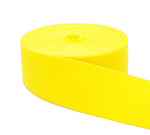 2 Inch Yellow Polypropylene Webbing 2" Light Weight Polypro Strap