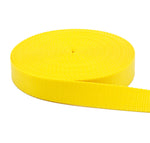 1 Inch Yellow Nylon Webbing Medium Weight Nylon