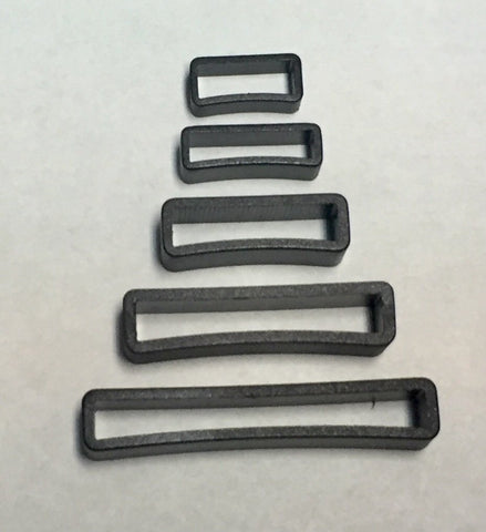rectangle plastic keepers clips for straps