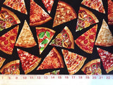 Pizza slices fabric 